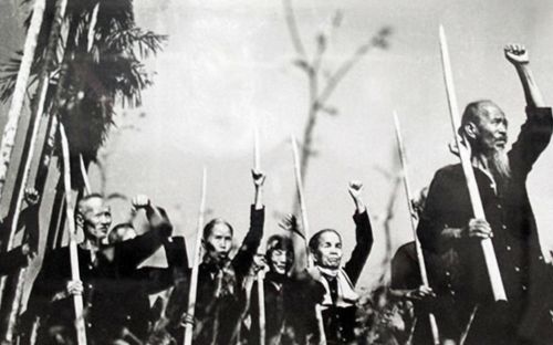 Hào khí yêu nước, ý chí quật cường của nhân dân Nam bộ trong cuộc khởi nghĩa Nam Kỳ. Ảnh: Tư liệu.