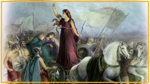 Boudica là thủ lĩnh của một số bộ tộc ở quần đảo Anh, được sử gia Tacitus ghi chép là người từng lãnh đạo cuộc chiến chống lại La Mã. (Ảnh: Culture Club via Getty Images)
