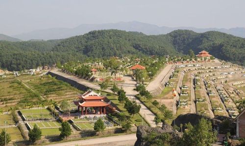 Một góc dự án Công viên nghĩa trang Lạc Hồng Viên. Ảnh: lachongvien.vn