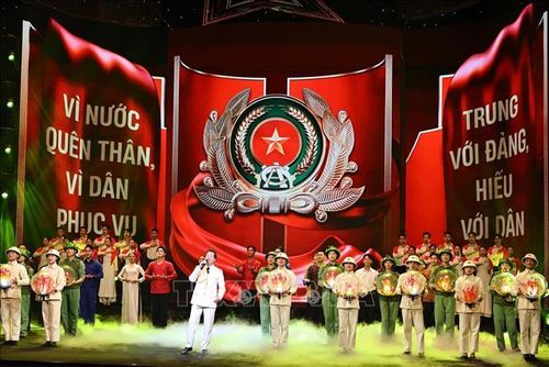 Các tiết mục văn nghệ đặc sắc trong Chương trình chính luận nghệ thuật “Sao Độc lập 2026”. Ảnh: Minh Đức/TTXVN