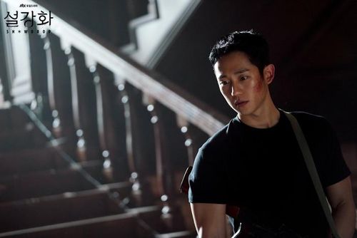 Trong Snowdrop, Jung Hae In thủ vai Im Soo Ho, một người đàn ông bị cuốn vào những biến động chính trị tại Seoul năm 1987 và có mối tình phức tạp với Eun Young Ro do Jisoo thể hiện. Soo Ho là nhân vật mang nhiều đối lập khi vừa lạnh lùng, nguy hiểm vừa bộc lộ sự mềm yếu trước người mình yêu. Điều này tạo điều kiện để Jung Hae In thể hiện nhiều cung bậc cảm xúc trong cùng một vai diễn, từ nghiêm khắc, quyết đoán đến dễ tổn thương. Snowdrop cũng cho thấy nam diễn viên ngày càng sẵn sàng thử sức với những hình tượng có màu sắc u tối và khó đoán.