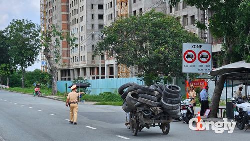 CSGT TP.HCM tăng cường đảm bảo trật tự an toàn giao thông dịp Quốc khánh.