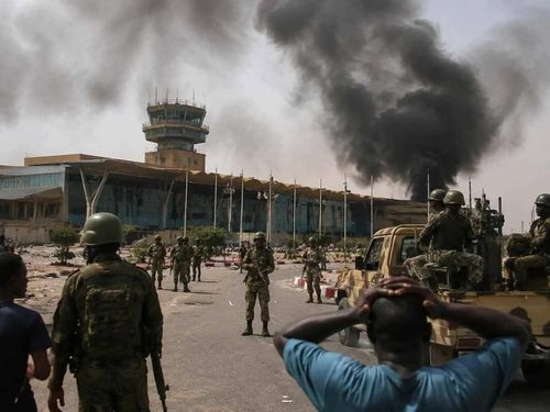 Trước đó, sân bay quốc tế Niamey và căn cứ không quân liền kề đã hai lần bị tấn công trong năm nay. Ảnh: TTW.