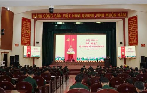 Quân đoàn 34 bế mạc Hội thi phòng Hồ Chí Minh năm 2026. Ảnh: N.T