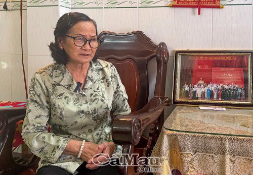 Bà Ngô Thu Hà là một trong những người trở về từ chiến trường miền Ðông.