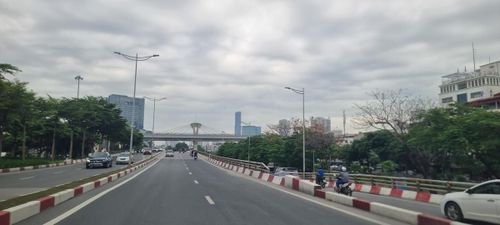 Tuyến đường vành đai 2. Ảnh: Nam Anh.