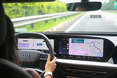 Đảm bảo giữ khoảng cách an toàn với xe trước theo đúng quy định. Ảnh minh họa: Phúc Hậu.