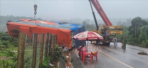 Hiện trường vụ tai nạn.