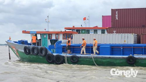 Kiểm tra, kiểm soát người và phương tiện hoạt động trên khu vực cảng biển TP.HCM.