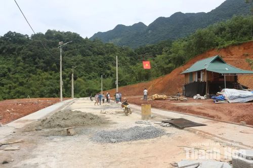 Khu tái định cư Ấm Hiêu chuẩn bị hoàn thành, đưa vào sử dụng.