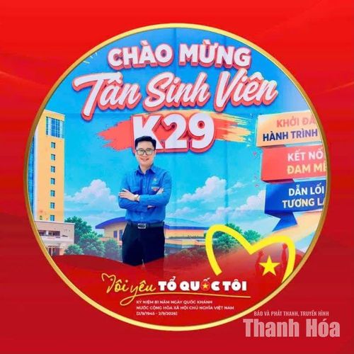 Anh Trương Ngọc Bình, Bí thư Đoàn thanh niên Trường Đại học Hồng Đức.