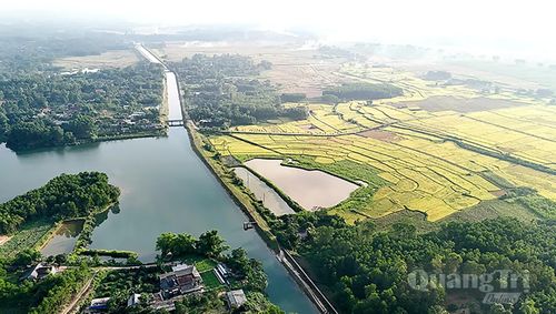 Công trình đại thủy nông Nam Thạch Hãn - Ảnh: Tư liệu