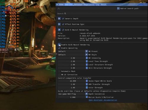 DLSS 5 thử nghiệm trên RTX 30-series cho thấy hiệu năng giảm mạnh. (Ảnh: RenoDX Discord)