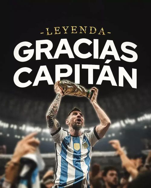  Trang Instagram của đội tuyển Argentina đăng ảnh tri ân Messi. Ảnh: Instagram. 