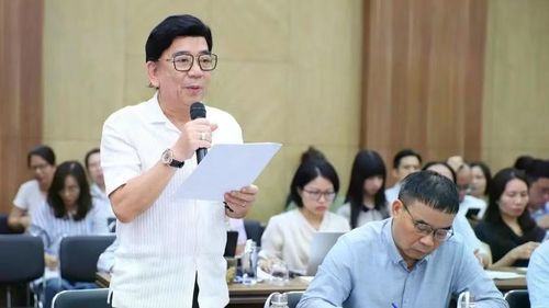 Ông Nguyễn Trường Sơn, Chủ tịch Hiệp hội Quảng cáo Việt Nam đóng góp ý kiến tại hội thảo. (Ảnh: Việt Hùng)