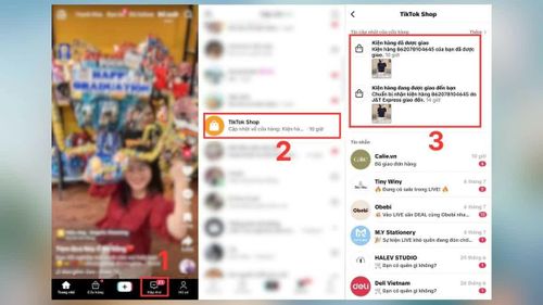 Mở ứng dụng TikTok, tại giao diện chính nhấn vào Cửa hàng.