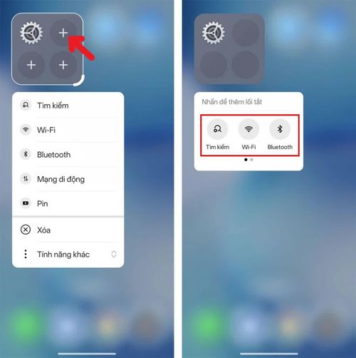 Sau khi mở rộng biểu tượng, nhấn vào dấu “+”.