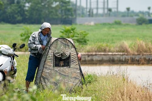 Sự xuất hiện của nhiều loài chim cũng thu hút những người yêu thiên nhiên và nhiếp ảnh tìm đến. Các tay máy thường sử dụng ống kính tele và lều ngụy trang, giữ khoảng cách với nơi chim kiếm ăn.