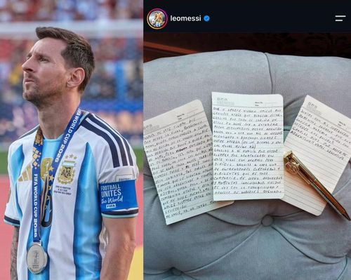 Messi viết thư tay tuyên bố từ giã tuyển quốc gia Argentina.