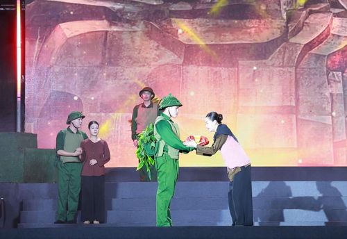 Một tiết mục văn nghệ tại chương trình