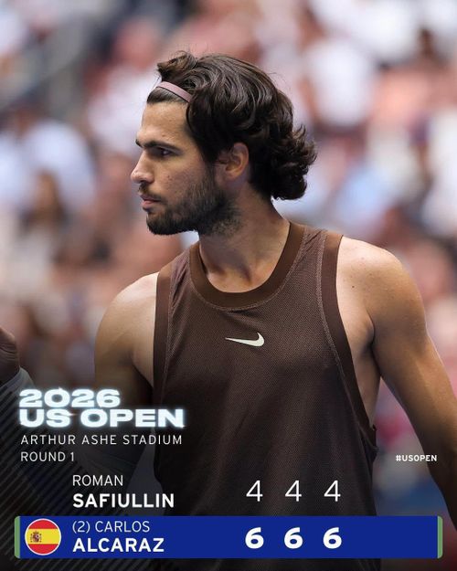 Carlos Alcaraz tái xuất ấn tượng tại US Open 2026 - Ảnh: US Open