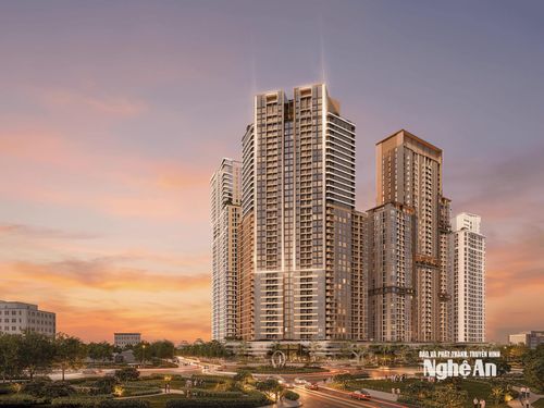 Dự án tổ hợp nhà ở, thương mại, dịch vụ Trường Vinh với tổng mức đầu tư gần 9.000 tỷ đồng do Sun Group làm chủ đầu tư là dự án vốn DDI quan trọng, tạo thêm nguồn lực đóng góp vào sự phát triển của tỉnh. Ảnh: CSCC