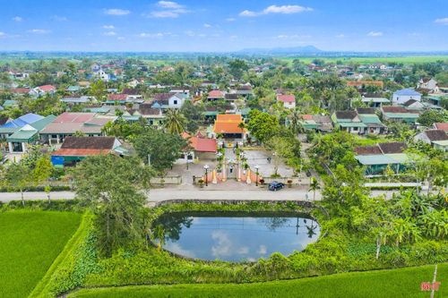 Làng khoa bảng Trung Lễ (xã Đức Thịnh) hôm nay.