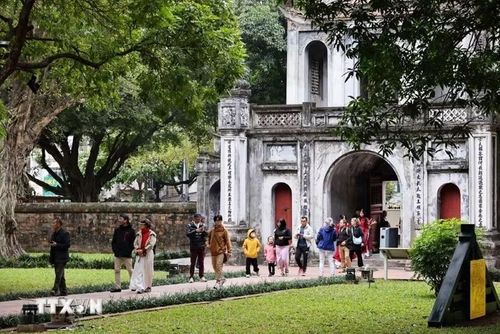 Văn Miếu-Quốc Tử Giám. (Ảnh: Minh Đức/TTXVN)