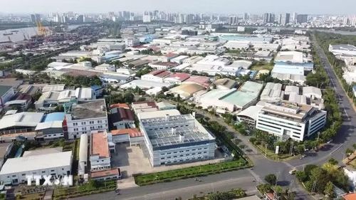 Một góc Khu chế xuất Tân Thuận, Thành phố Hồ Chí Minh. (Ảnh: Trung Tuyến-TTXVN)