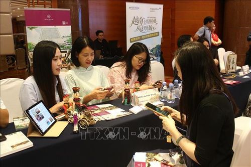 Doanh nghiệp Việt Nam và Trung Quốc trao đổi về cơ hội hợp tác giữa hai bên Ảnh: Hải Yến/PV TTXVN tại Trung Quốc