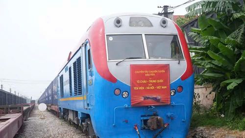 Hướng đi mới cho vận tải liên vận quốc tế bằng đường sắt. Ảnh: Nhật Minh