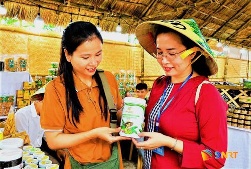 Sản phẩm OCOP có xuất xứ từ miền quê xứ Tiên là món quà du khách lựa chọn khi đến với Lộc Yên. Ảnh: D.LỆ