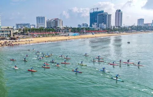  Gia Lai khai thác lợi thế không gian biển, mở thêm hướng phát triển các hoạt động thể thao gắn với du lịch, trải nghiệm, góp phần tạo thêm giá trị cho kinh tế - xã hội địa phương. Ảnh: Nguyễn Dũng 