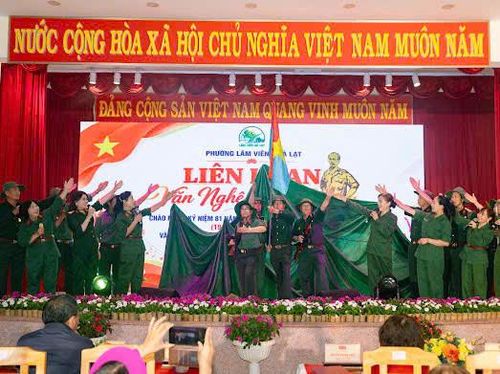 Các tiết mục được dàn dựng công phu, mang đến không khí sôi nổi tại Liên hoan văn nghệ các TDP phường Lâm Viên - Đà Lạt