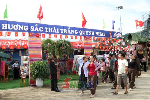 Không gian văn hóa xã Quỳnh Nhai.