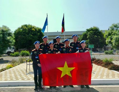 Tổ công tác số 9 đặt chân tới Phái bộ UNMISS đúng dịp Quốc khánh 2/9.