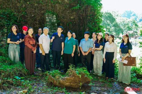 Trở lại nơi từng đặt cơ sở phát thanh năm xưa, các thế hệ cán bộ cùng tìm về những ký ức của một thời gian khó.