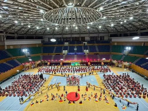 Lễ tổng duyệt cho buổi lễ khai mạc Pickleball World Cup 2026 (Ảnh: Báo Đà Nẵng)