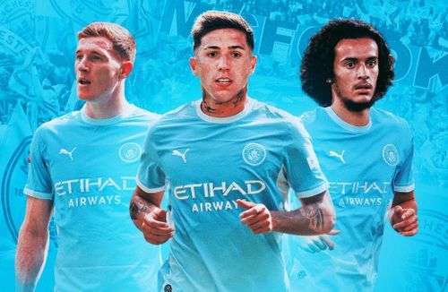 Man City mang về 3 tân binh trị giá hơn 300 triệu bảng ở mùa hè này. Ảnh: BBC