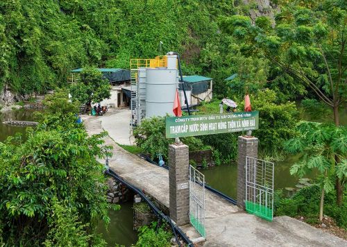 Trạm cấp nước sạch của cựu chiến binh Lê Đức Vinh vừa phục vụ nhân dân vừa góp phần thúc đẩy du lịch khu vực Tam Cốc - Bích Động