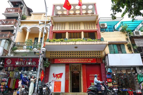  Nhà số 48 Hàng Ngang, nơi Chủ tịch Hồ Chí Minh viết “Tuyên ngôn độc lập”. Ảnh: TIẾN CƯỜNG 