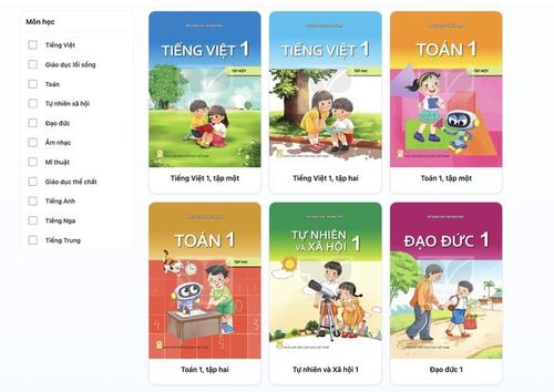  Chọn đầu SGK cần tra cứu trên hệ thống https://taphuan.nxbgd.vn 