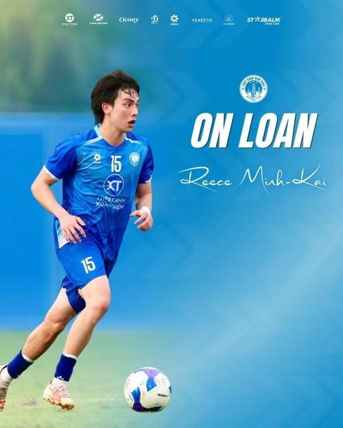 Reece Minh-Kai gia Bắc Ninh FC theo dạng cho mượn. Ảnh: Thép Xanh Nam Định.
