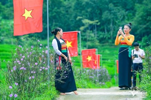 Tranh thủ check-in, lưu lại những tấm hình đẹp.