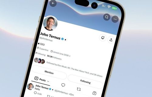 Tài khoản của CEO John Ternus trên mạng xã hội X. Ảnh:.AppleInsider.