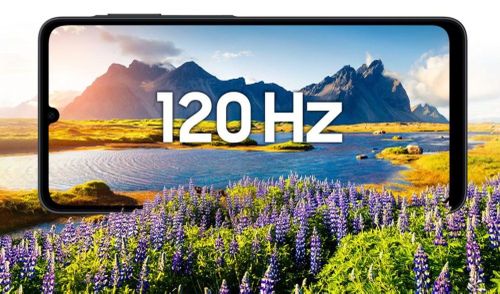 Galaxy A07 5G được trang bị màn hình tần số quét 120 Hz, giúp thao tác cuộn trang và chuyển cảnh mượt hơn. Ảnh: Samsung.