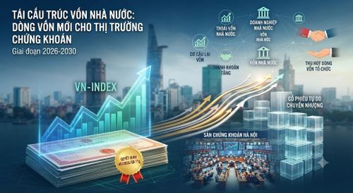 Quyết định 40/2026/QĐ-TTg đang mở ra một chu kỳ cơ cấu lại vốn nhà nước tại doanh nghiệp giai đoạn 2026-2030. Ảnh minh họa do AI tạo