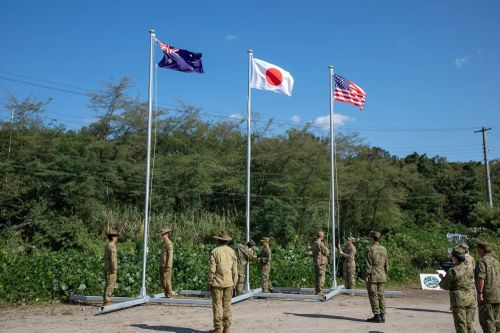 Cuộc tập trận Nhật-Mỹ-Australia dự kiến có khoảng 3.700 quân nhân tham gia. Ảnh: The Japan Times.