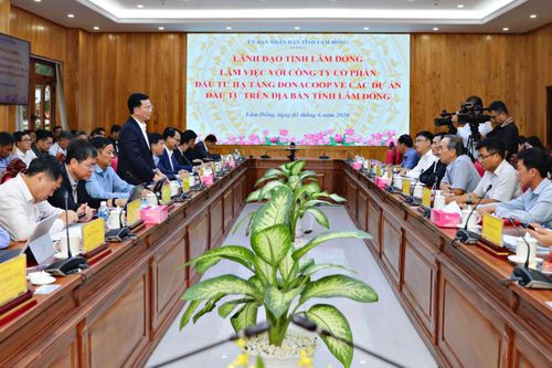 Lãnh đạo tỉnh Lâm Đồng làm việc với Tập đoàn Donacoop vào tháng 6/2026
