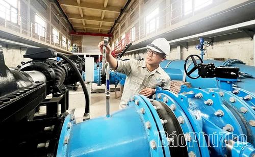 Ứng dụng công nghệ, thiết bị hiện đại góp phần nâng cao hiệu quả vận hành tại Công ty CP Cấp thoát nước số 1 Vĩnh Phúc.